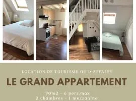 Le Grand Appartement - 90m2- 2 chb , 1 mezzanine - 6pers