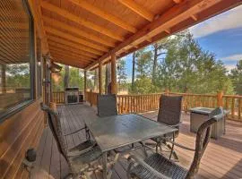 Show Low Cabin with Deck Less Than 4 Mi to Fool Hollow Lake!