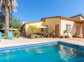 S46-CASA de VACACIONES CLIMATIZADA con PISCINA, en el CENTRO junto AL MAR, BARBACOA y WIIFI