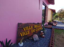 Chalés Vila Bela Vale do Capão，位于韦尔卡鲍的木屋
