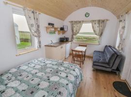 The Snuggly Sheep Shepherd Hut Campview Farm Stay，位于巴利香农的酒店