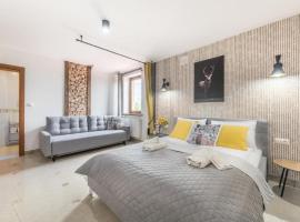 Biały Jeleń z basenem i jacuzzi，位于Białka Tatrzanska的酒店