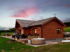 Cuddfan Lodge on a Gorgeous Private Lake，位于纽波特的酒店