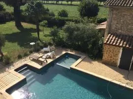 Ferme St Pierre gîte, pisc, repas, 2-3 personnes