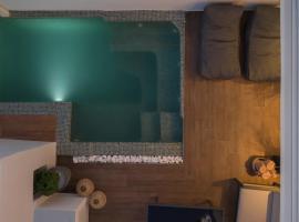 Barbarigos luxury spa apartments，位于纳乌萨的豪华酒店