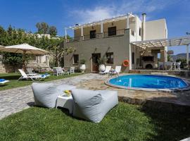Villa Elodia with Pool & Garden in Heart of Crete，位于Avdhellás的酒店
