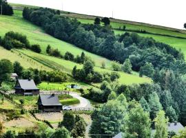 Szare Domki z Widokiem，位于Nowy ŻmigródMagura National Park附近的酒店