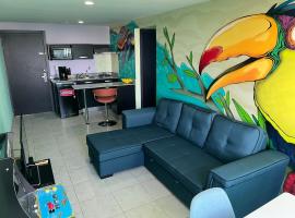 Apartamento Tropical Playa Coronado，位于普拉亚科罗纳多的海滩短租房