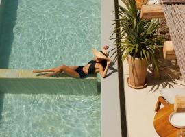 Collini Suites & Villas Mykonos，位于法纳里阿美尼斯提斯灯塔附近的酒店