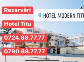 HOTEL modern / Imobiliare Garcea Titu，位于TituGara Conteşti附近的酒店