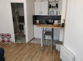 Studio cosy - proche gare & centre-ville - stationnement - cour intérieure table & chaises，位于圣布里厄的酒店