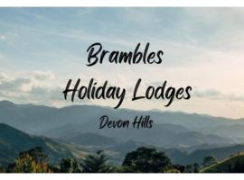 Brambles Holiday Lodges，位于佩恩顿的山林小屋