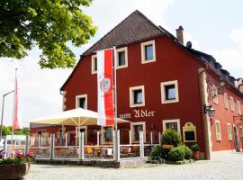 阿德勒宾馆，位于Schillingsfürst的酒店