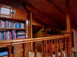 Ευχάριστο σαλέ με σοφίτα και τζάκι.，位于阿拉霍瓦的酒店