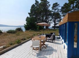 Villa in Le Faou with Panoramic Sea Views，位于Hanvec的酒店