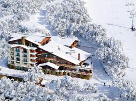 格里莫斯酒店，位于布勒山布鲁布莱滑雪缆车附近的酒店