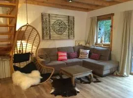 Deluxe Holiday Zdrojowa -Willa typu Alpejskiego w Borach Tucholskich-Całoroczna Balia z jacuzzi-Prywatny las i strumyk -Duża Wiata grillowa