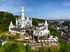 古奇城堡酒店，位于卢塞恩的酒店