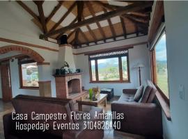 Casa Campestre Flores Amarillas，位于莱瓦镇的酒店