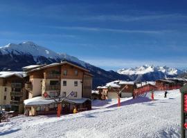 L'Alpin- Appartement 2ch au pied des pistes- tarif lits faits et linge de toilette compris，位于欧苏瓦的酒店