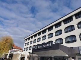 波萨达酒店，位于阿尔杰什河畔库尔泰亚的酒店