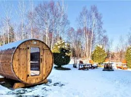 Spa, sauna et foyer : Le Phare de Baie-Saint-Paul