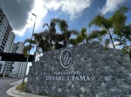 Desaru Utama Residance Aisy Homestay，位于哥打丁宜的酒店