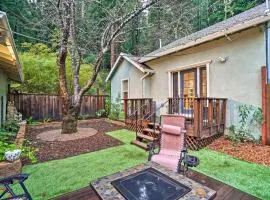 California Cottage Less Than 4 Mi to Redwood Hiking Trails