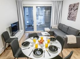 SleepWell Apartment Rio with private sauna and parking，位于赫尔辛基Arctech Helsinki Shipyard附近的酒店