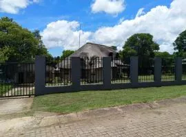 Thatched roof 4 bedroom house air-conditioned