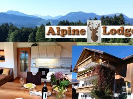 Alpine Lodge Wertach，位于韦尔塔赫的木屋