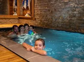 Gîte 5* piscine intérieure, sauna, à 20 mins des pistes de ski, à 300 m d’un Lac