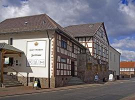 Hotel Zur Krone，位于Ronneburg的酒店