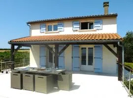 Holiday Home in Chenac with Stunning Terrace Views