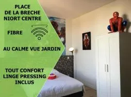 Le Marvel centre la Brèche wifi vue jardin