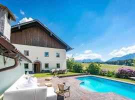 Chalet Wiesengut all famous ski areas around us, 10 min to salzburg, mountainview，位于Adnet的酒店