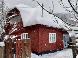 Casa Fântâna - La poalele muntilor -50 de metri de pârtia Olimpică，位于Statiunea Borsa的滑雪度假村