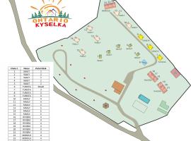 Areál Ontario Kyselka，位于Kyselka的酒店