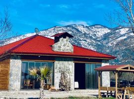 Lovely and Cozy Stone House with Hammam and Fireplace in Iznik, Bursa，位于Esadiye的酒店