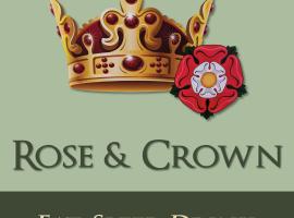 Rose and Crown at Redmarley，位于Redmarley DʼAbitot的住宿加早餐旅馆