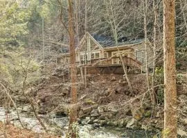 Idyllic Creekside Bryson City Gem with Hot Tub!