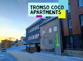 Tromso Coco Apartments in Center，位于特罗姆瑟挪威渔民销售组织附近的酒店