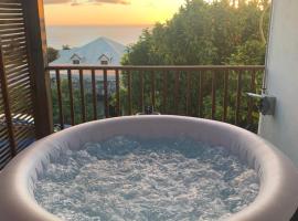 Villa Karata Appartement T3 avec Spa et vue sur mer BAILLIF Basse-Terre，位于Baillif - BBR附近的酒店