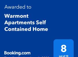 Warmont Apartments Self Contained Home，位于怀阿拉的公寓