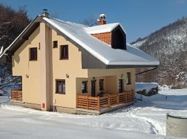 Vila Nada，位于Crni Vrh贾巴克拉维尼斯特滑雪缆车附近的酒店