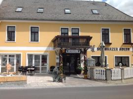 Hotel Restaurant Schwarzer Adler，位于Friedberg的带停车场的酒店