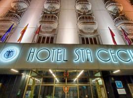 圣锡西利亚酒店，位于雷阿尔城雷阿尔城主广场附近的酒店
