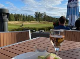 Lomakaksio Vierumäen golfkentän vieressä，位于黑诺拉的带泳池的酒店