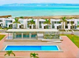 CASA JUNTO AL MAR MARINA BAY-MIRADOR PUNTA BLANCA，位于曼塔的酒店