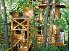 Treehouse #3 by Amish Country Lodging，位于米勒斯堡的酒店